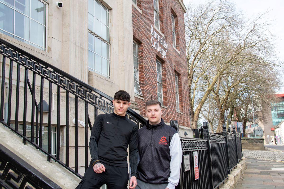 Joseph Vickerage (left) and Calum Crookes (right) outside BCUC